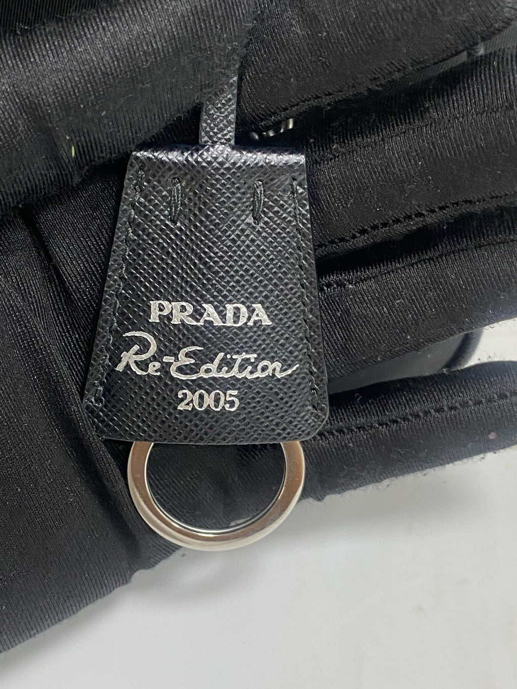 Prada Prada Re-Edition 2005 Recycled Nylon Three-in-One Handbag Cordura Black Shoulder Bag 1BH204_R064_F0002_V_V9L