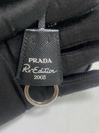Prada Prada Re-Edition 2005 Recycled Nylon Three-in-One Handbag Cordura Black Shoulder Bag 1BH204_R064_F0002_V_V9L