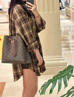 Louis Vuitton Brown Bucket & Drawstring Bag