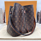 Louis Vuitton Brown Bucket & Drawstring Bag