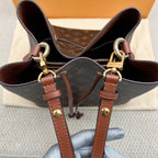 Louis Vuitton Brown Bucket & Drawstring Bag