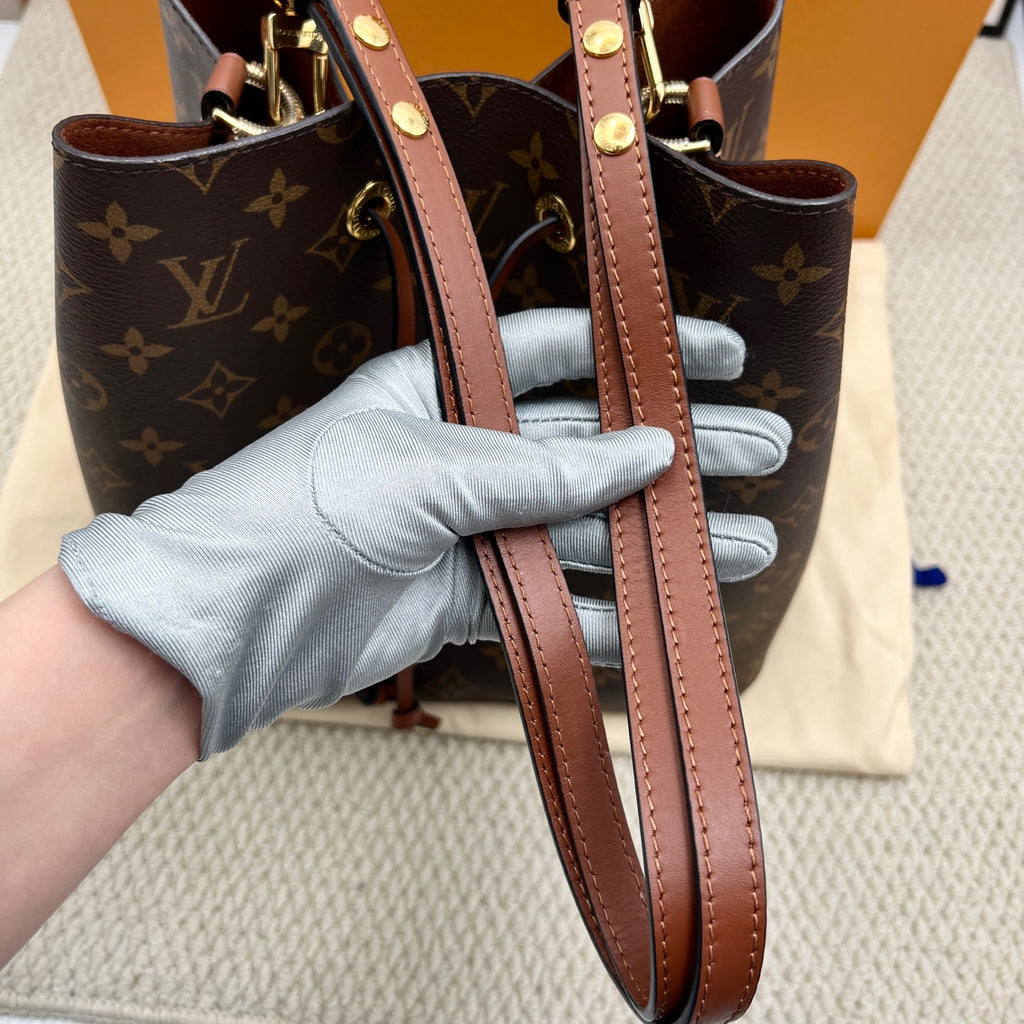 Louis Vuitton Brown Bucket & Drawstring Bag