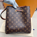 Louis Vuitton Brown Bucket & Drawstring Bag