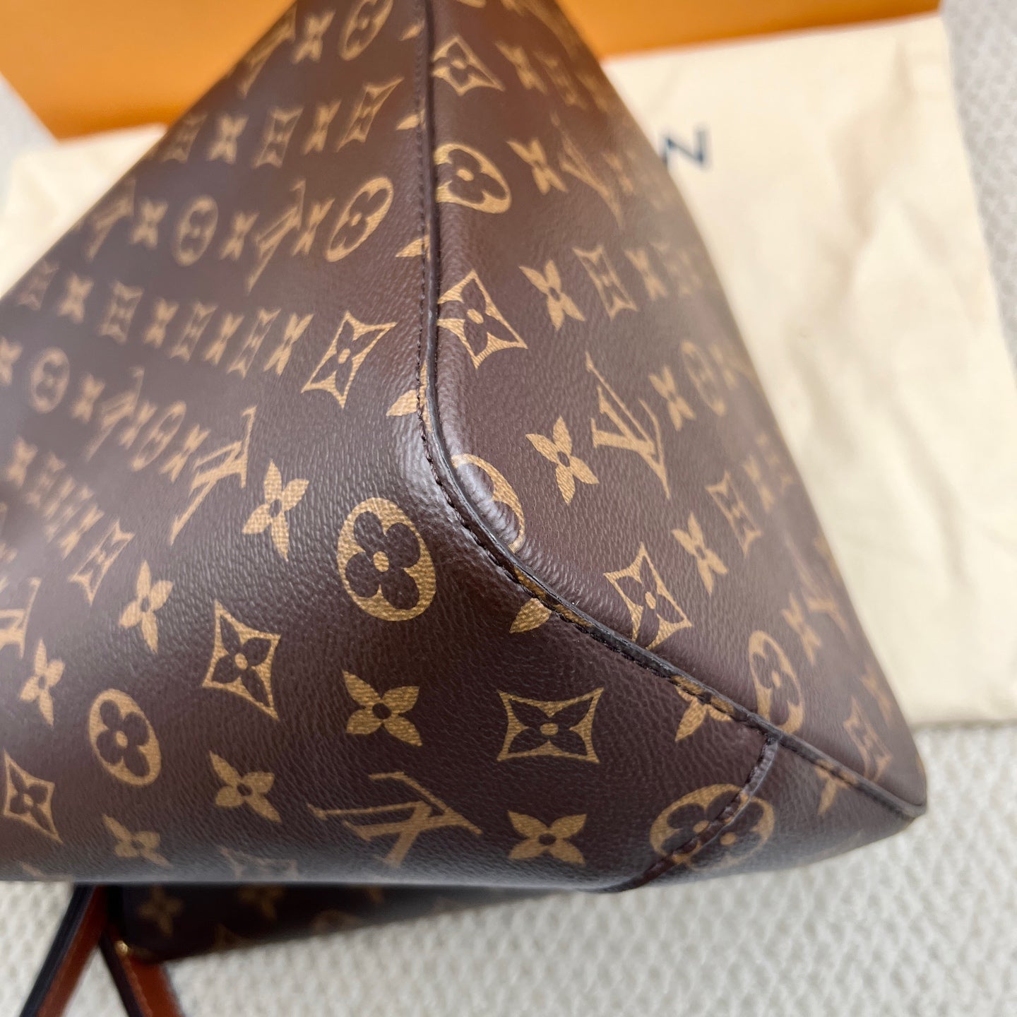 Louis Vuitton Brown Bucket & Drawstring Bag