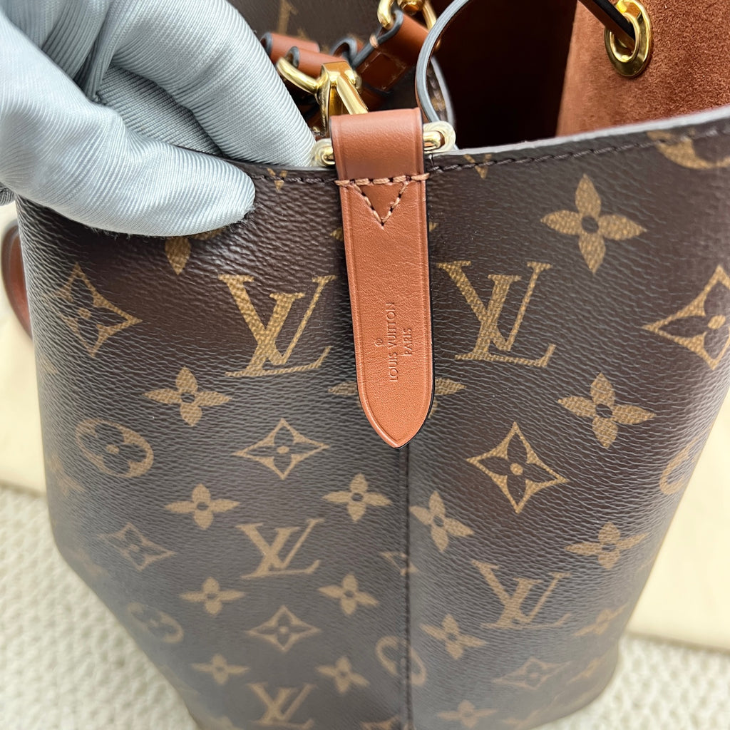 Louis Vuitton Brown Bucket & Drawstring Bag