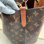 Louis Vuitton Brown Bucket & Drawstring Bag