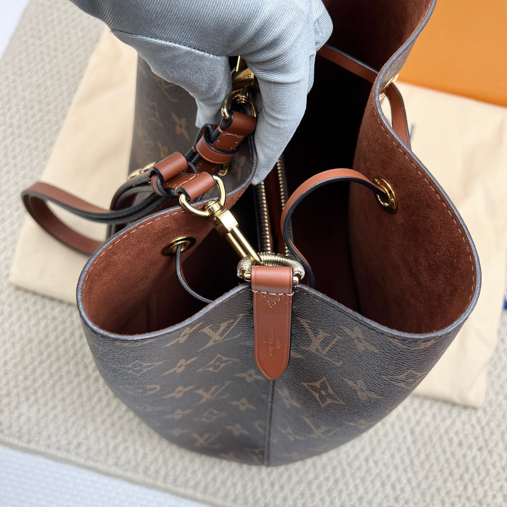 Louis Vuitton Brown Bucket & Drawstring Bag