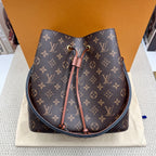 Louis Vuitton Brown Bucket & Drawstring Bag