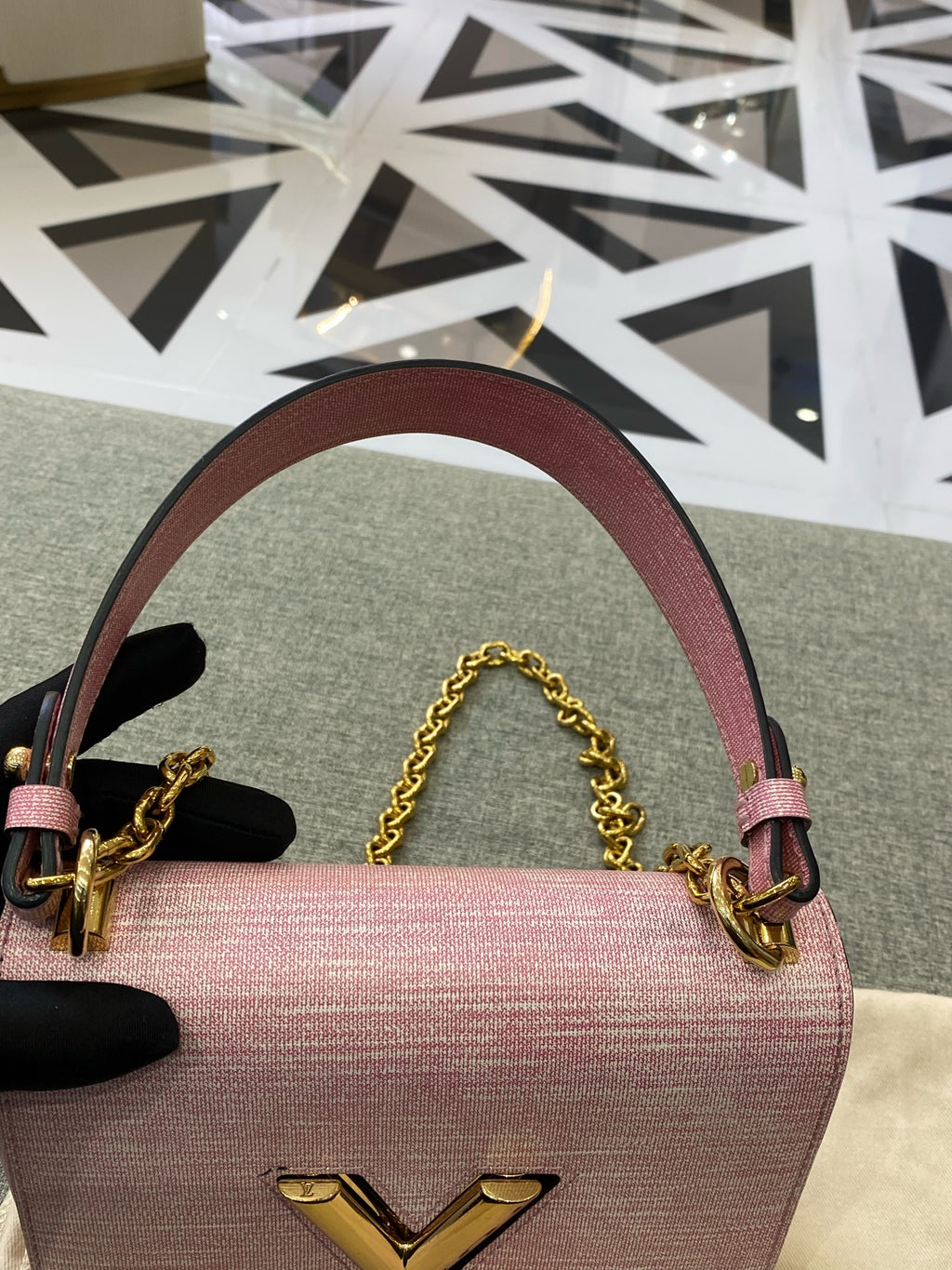 Louis Vuitton Leather Pink