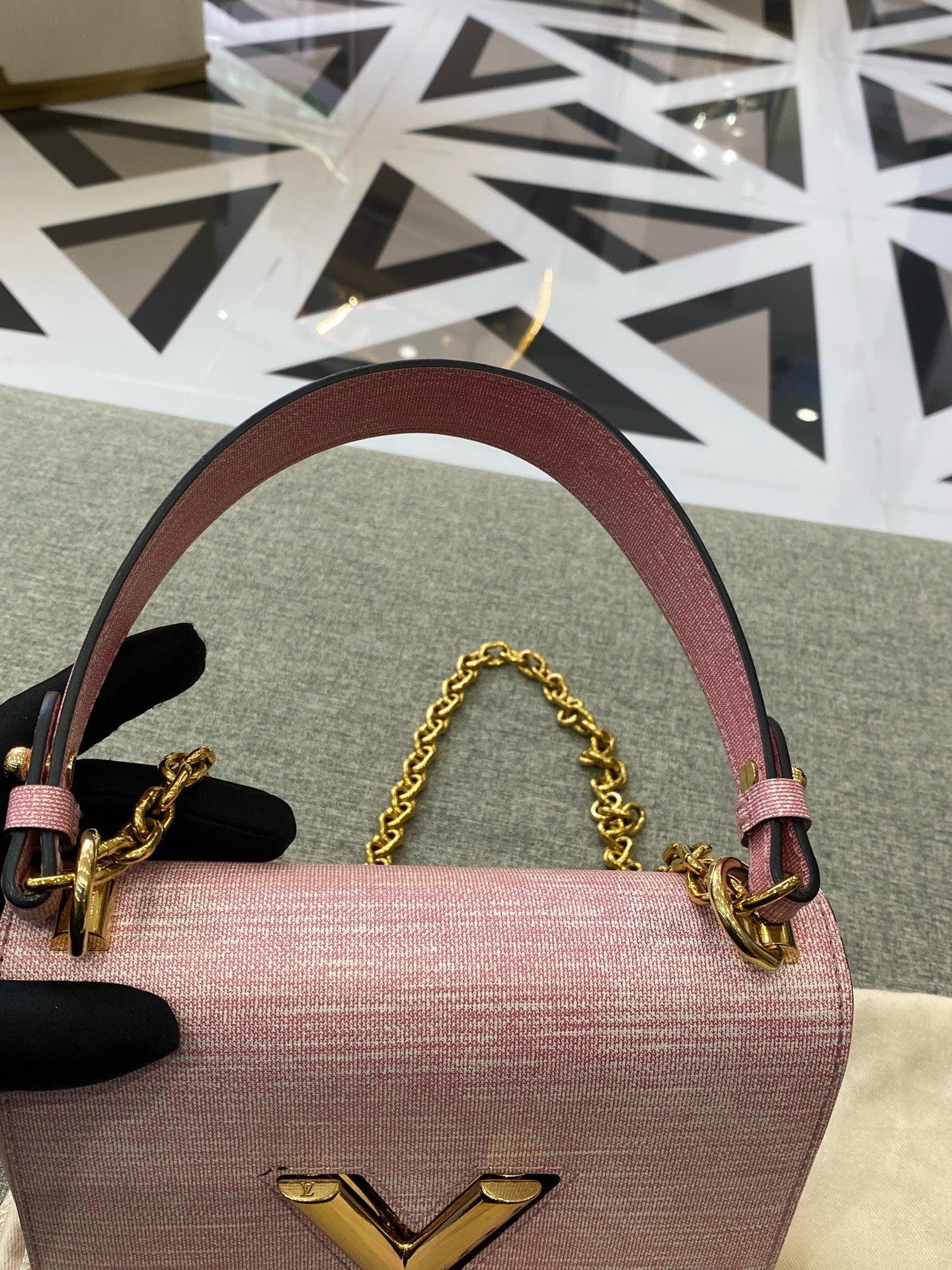 Louis Vuitton Leather Pink