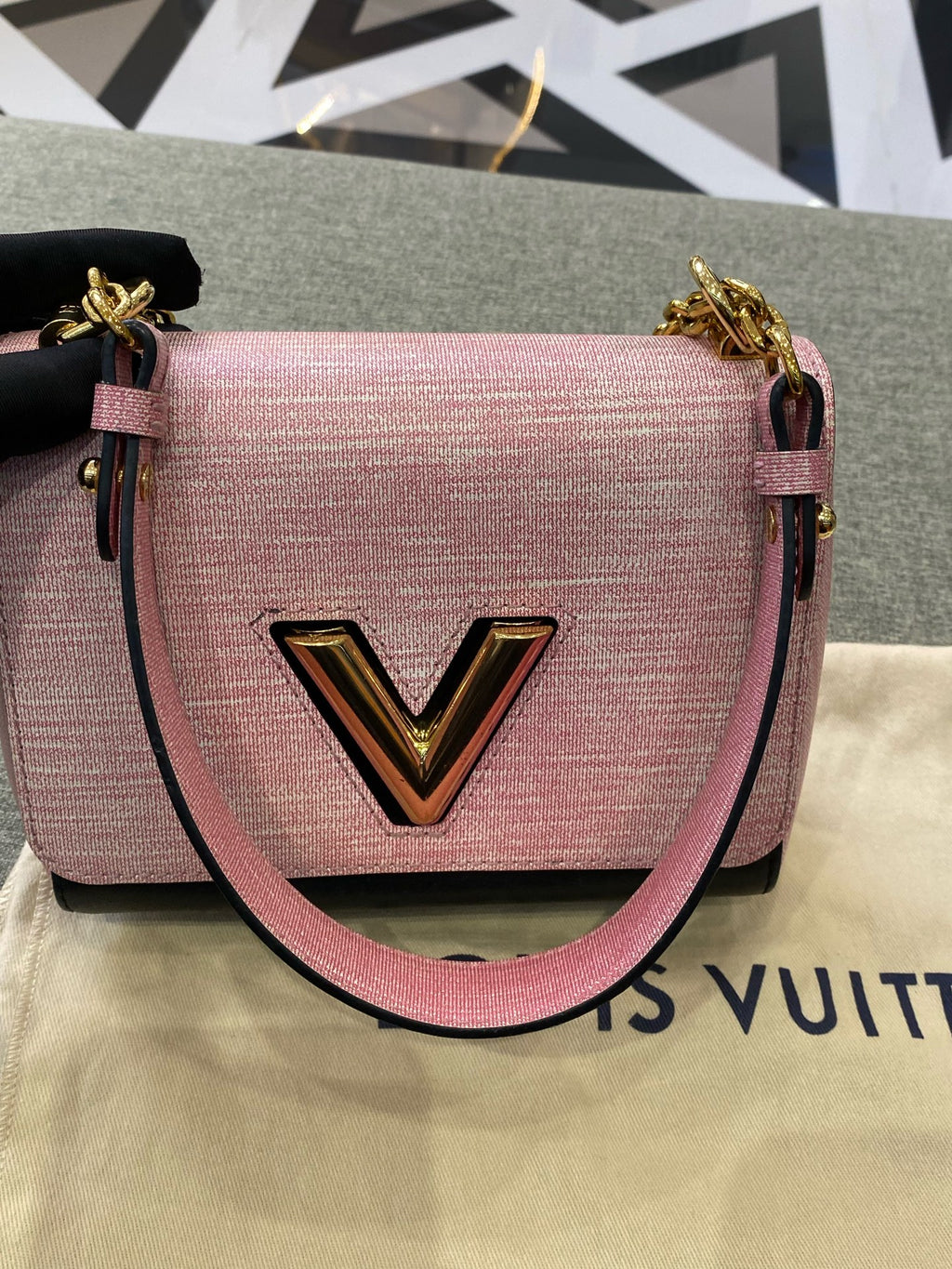 Louis Vuitton Leather Pink