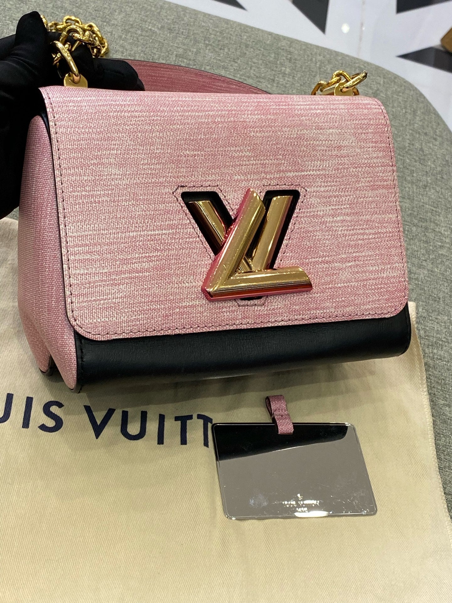 Louis Vuitton Leather Pink