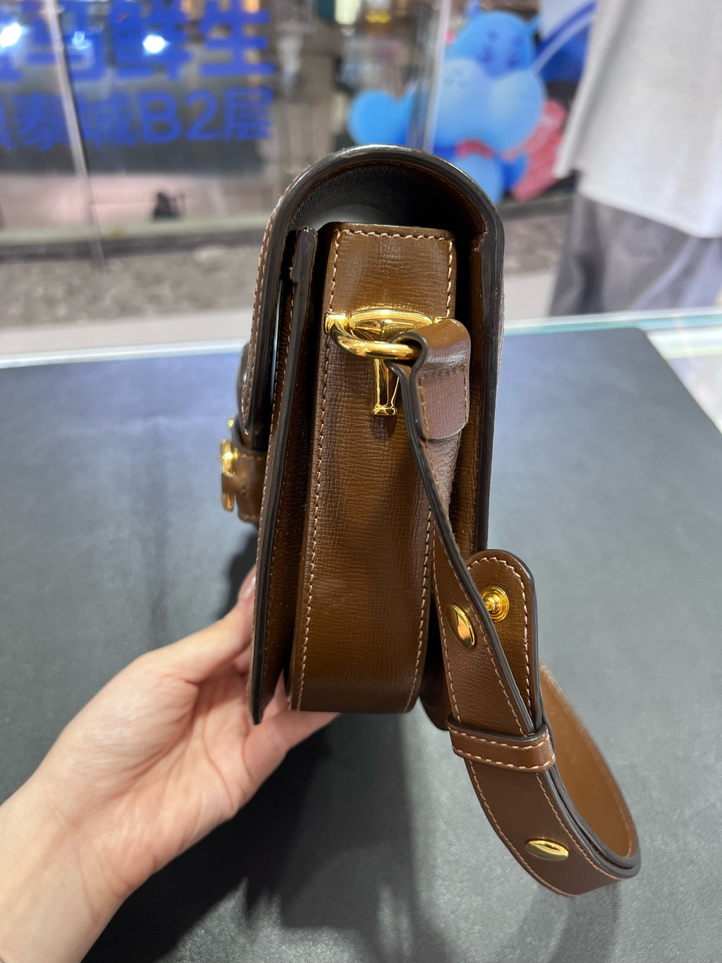 Gucci Gucci Horsebit 1955 Collection Canvas Beige 602204 92TCG 8563