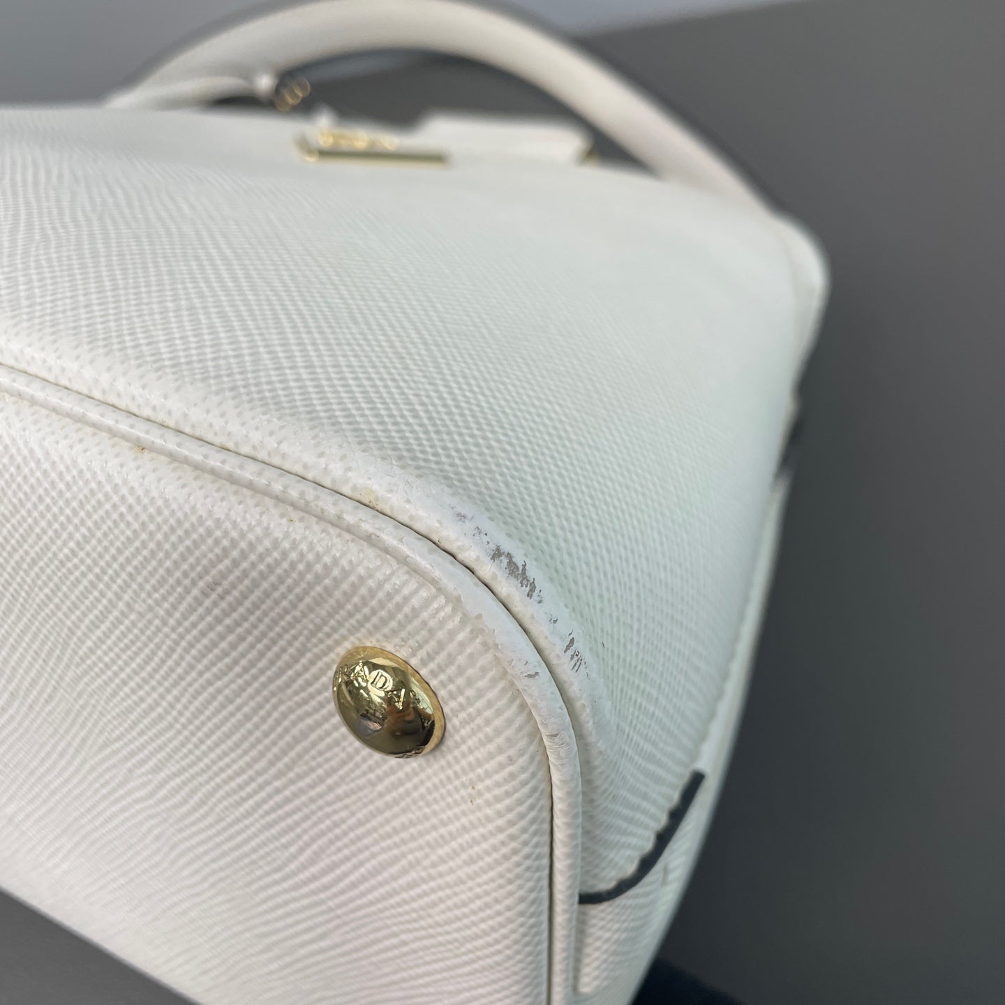 Prada White Satchel