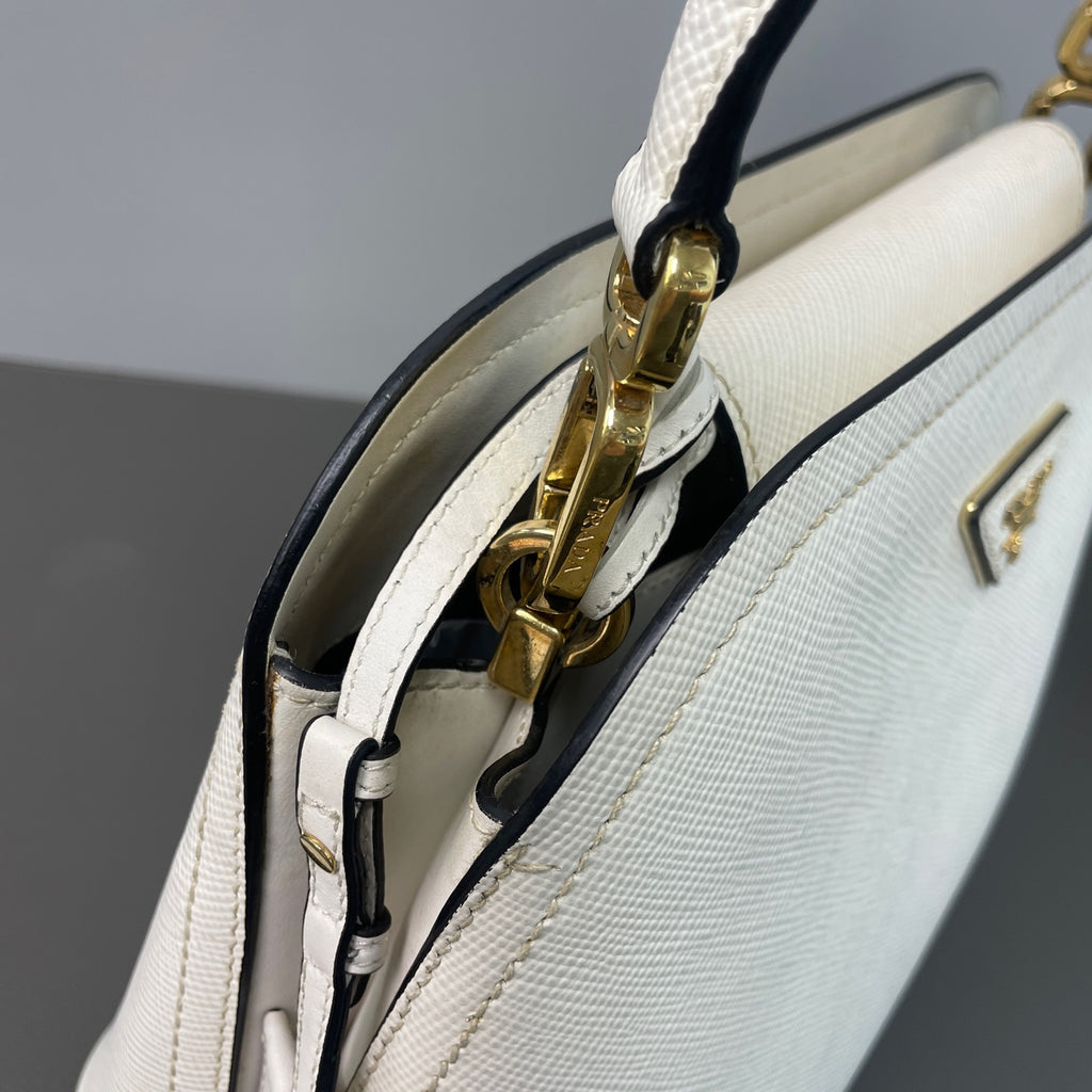 Prada White Satchel