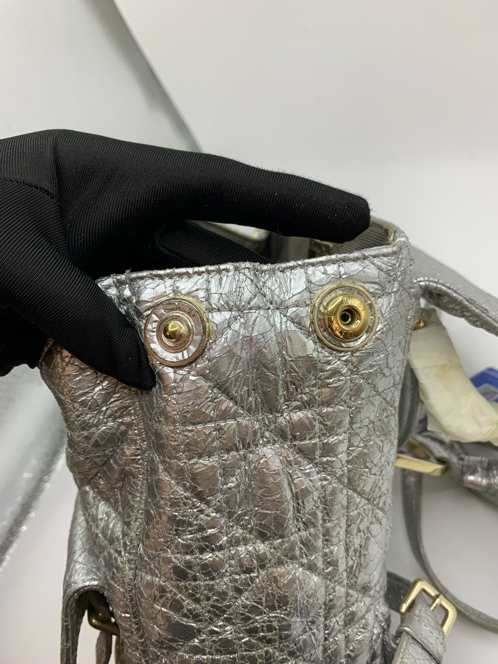 Dior Silver Backpack
