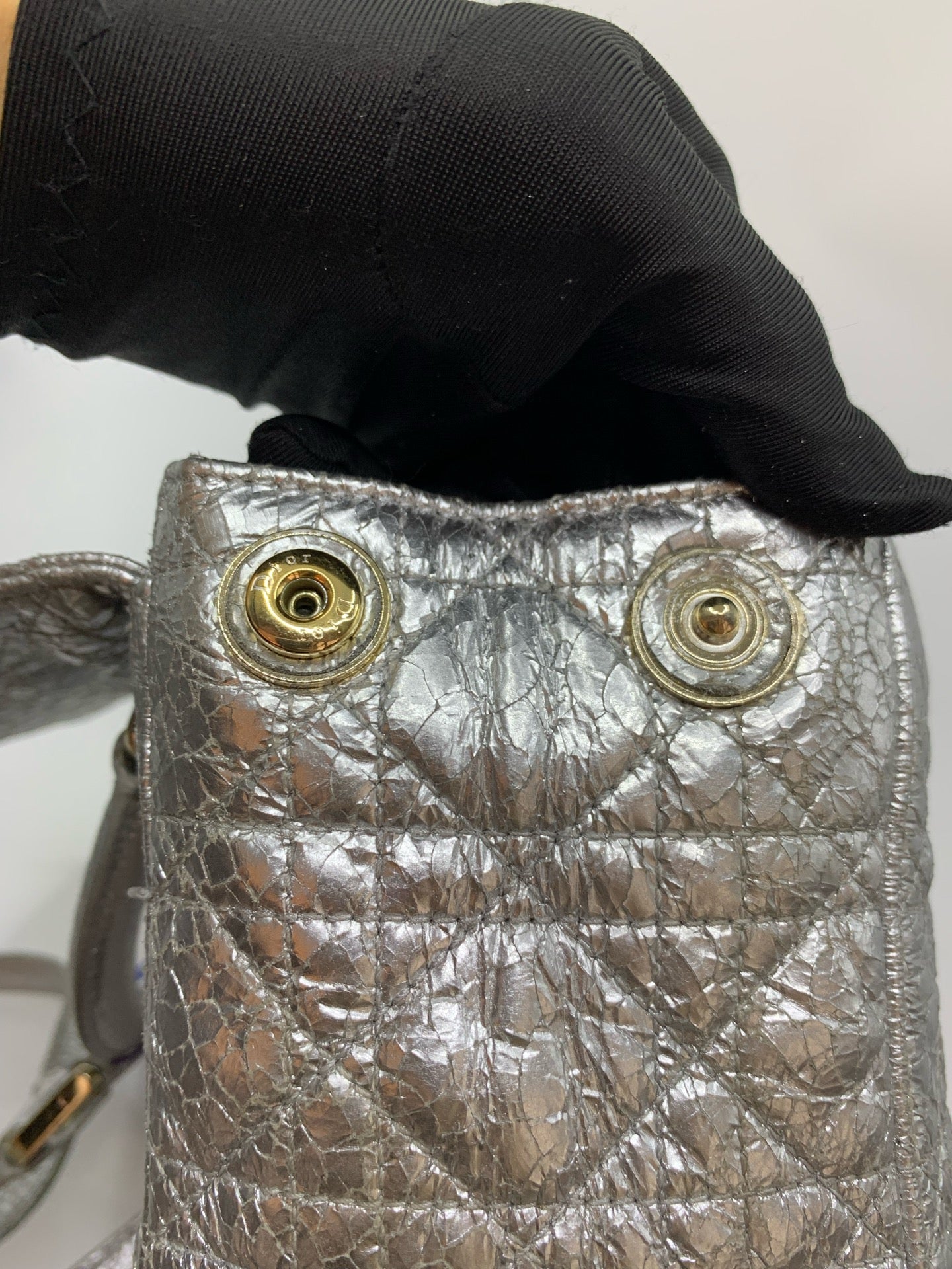 Dior Silver Backpack
