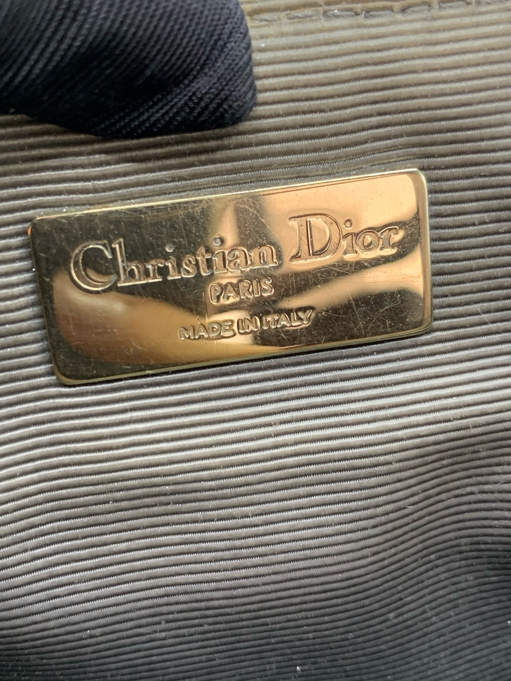 Dior Silver Backpack