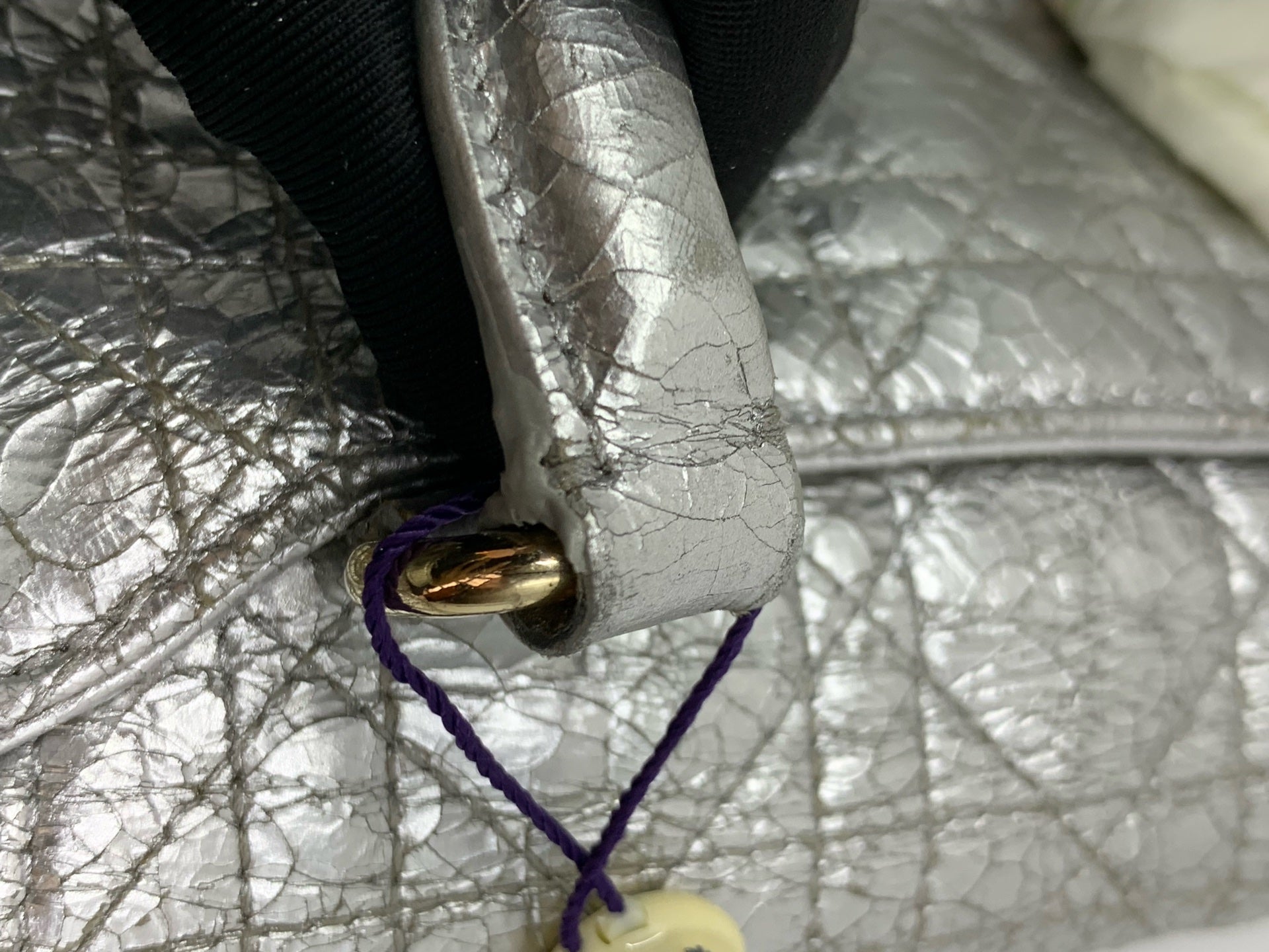 Dior Silver Backpack