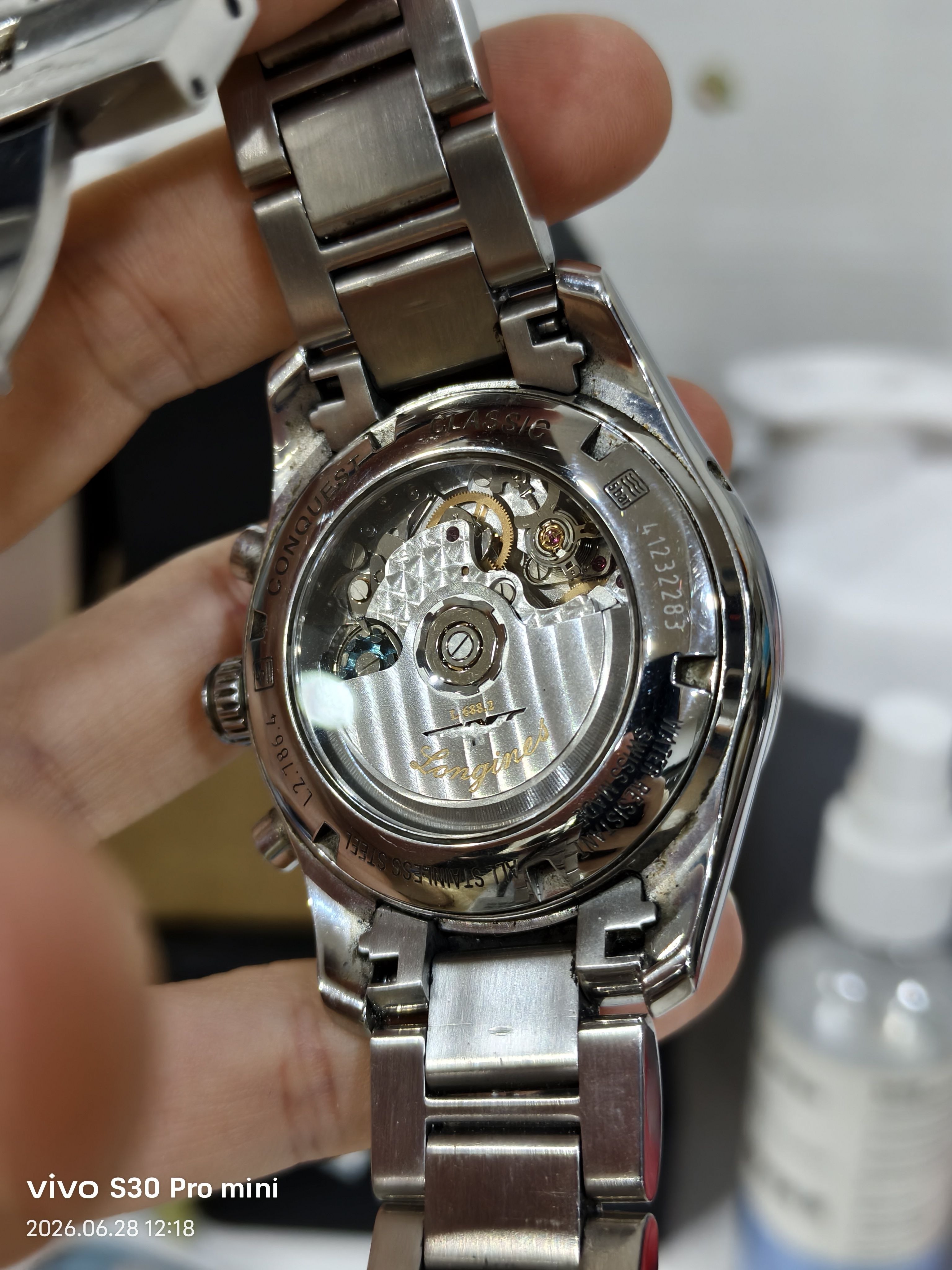 Longines Elegance Automatic (self-winding) watch 41 millimeters L2.786.4.56.6