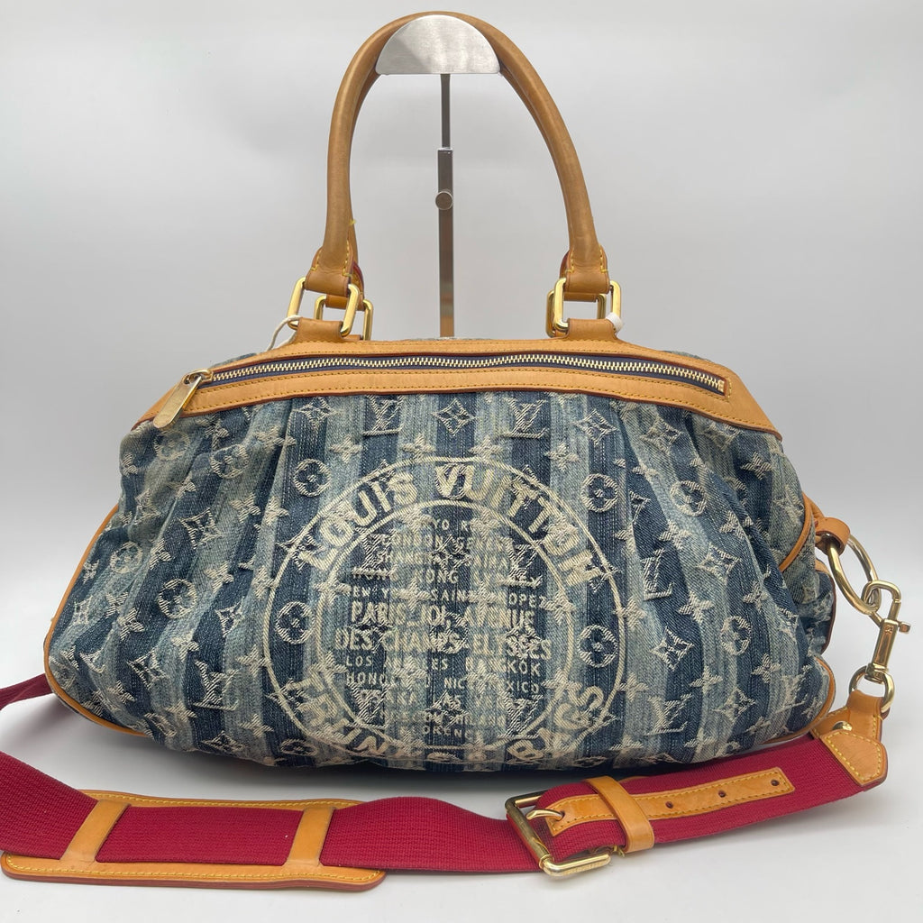 Louis Vuitton Blue Tote