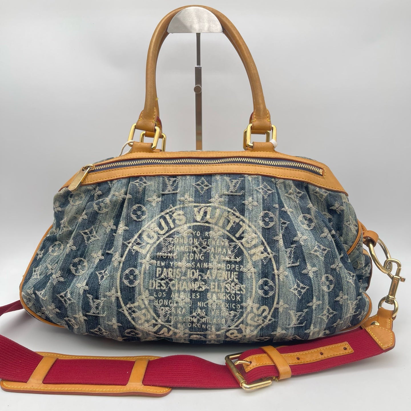 Louis Vuitton Blue Tote