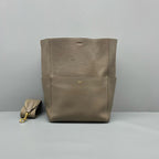 Celine Gray Bucket & Drawstring Bag