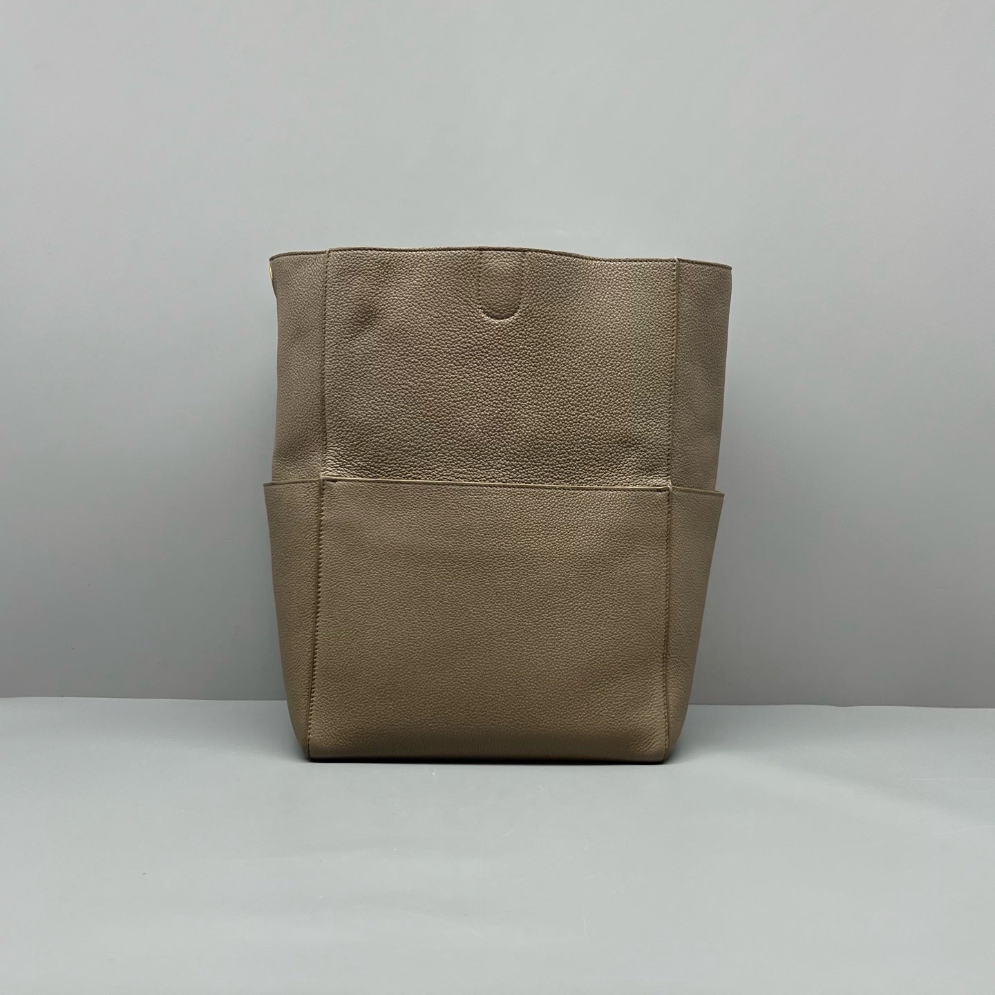 Celine Gray Bucket & Drawstring Bag