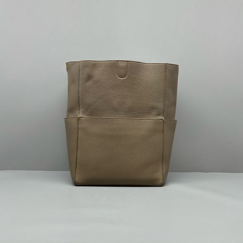 Celine Gray Bucket & Drawstring Bag