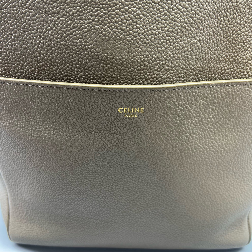 Celine Gray Bucket & Drawstring Bag