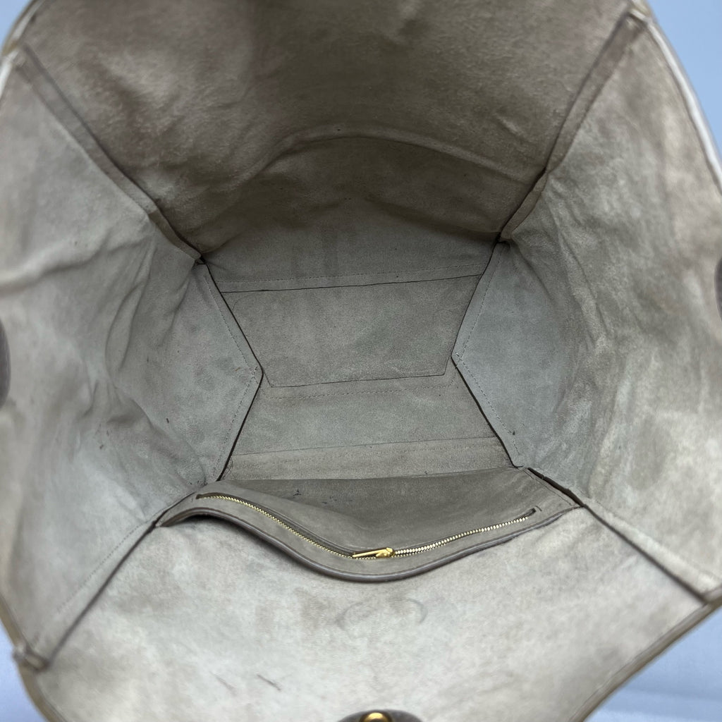 Celine Gray Bucket & Drawstring Bag