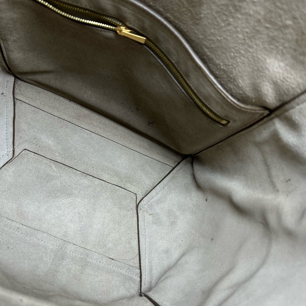 Celine Gray Bucket & Drawstring Bag