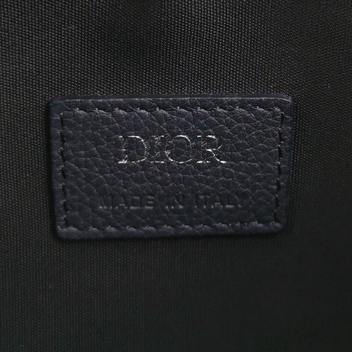 Dior Leather Saddle Bag