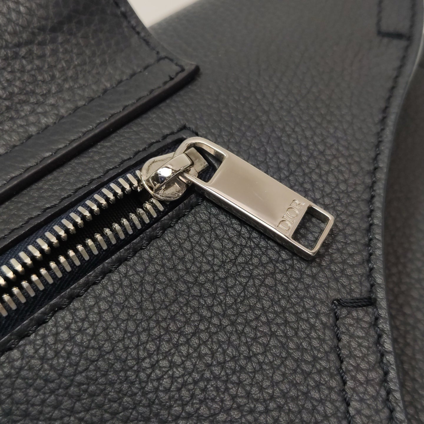 Dior Leather Saddle Bag