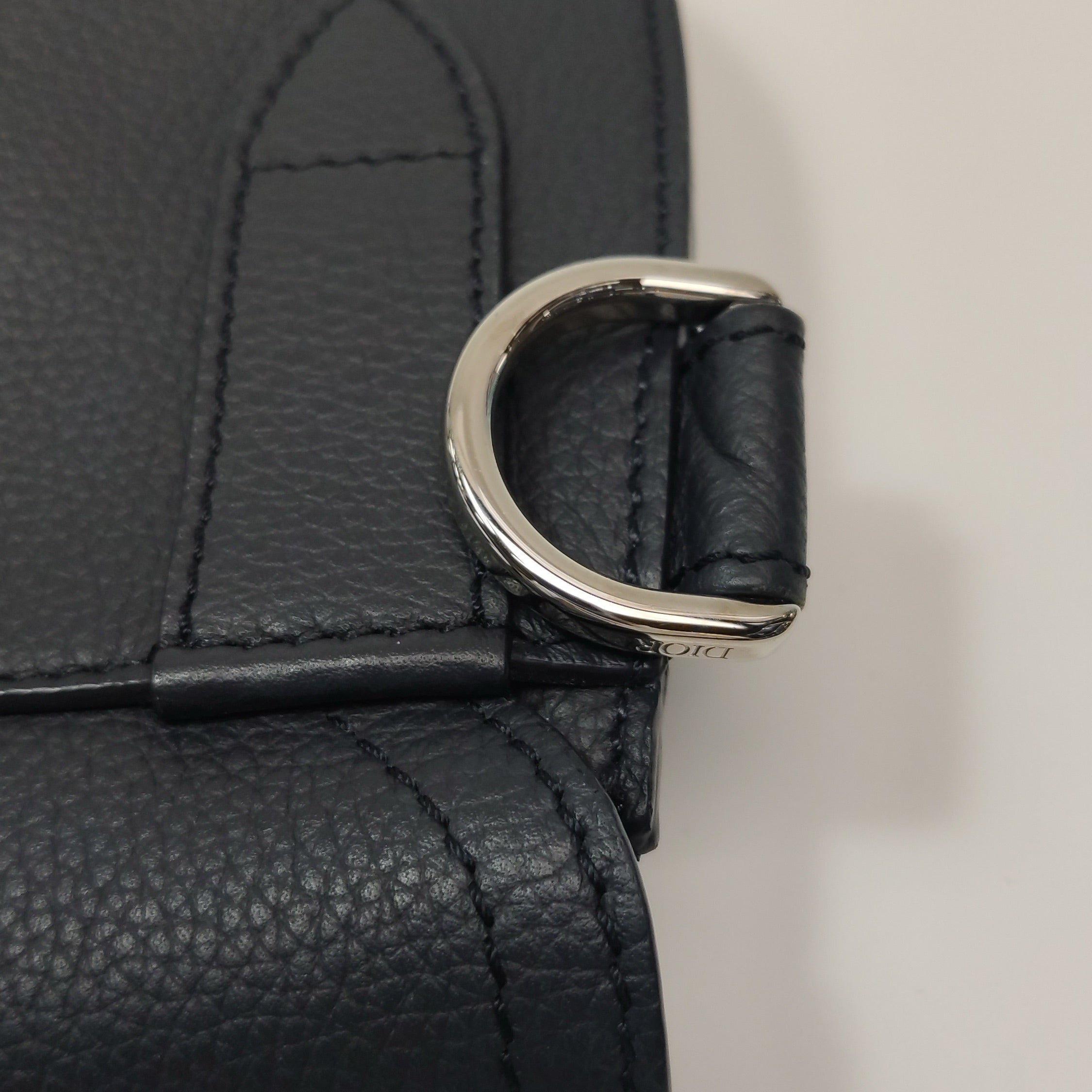 Dior Leather Saddle Bag