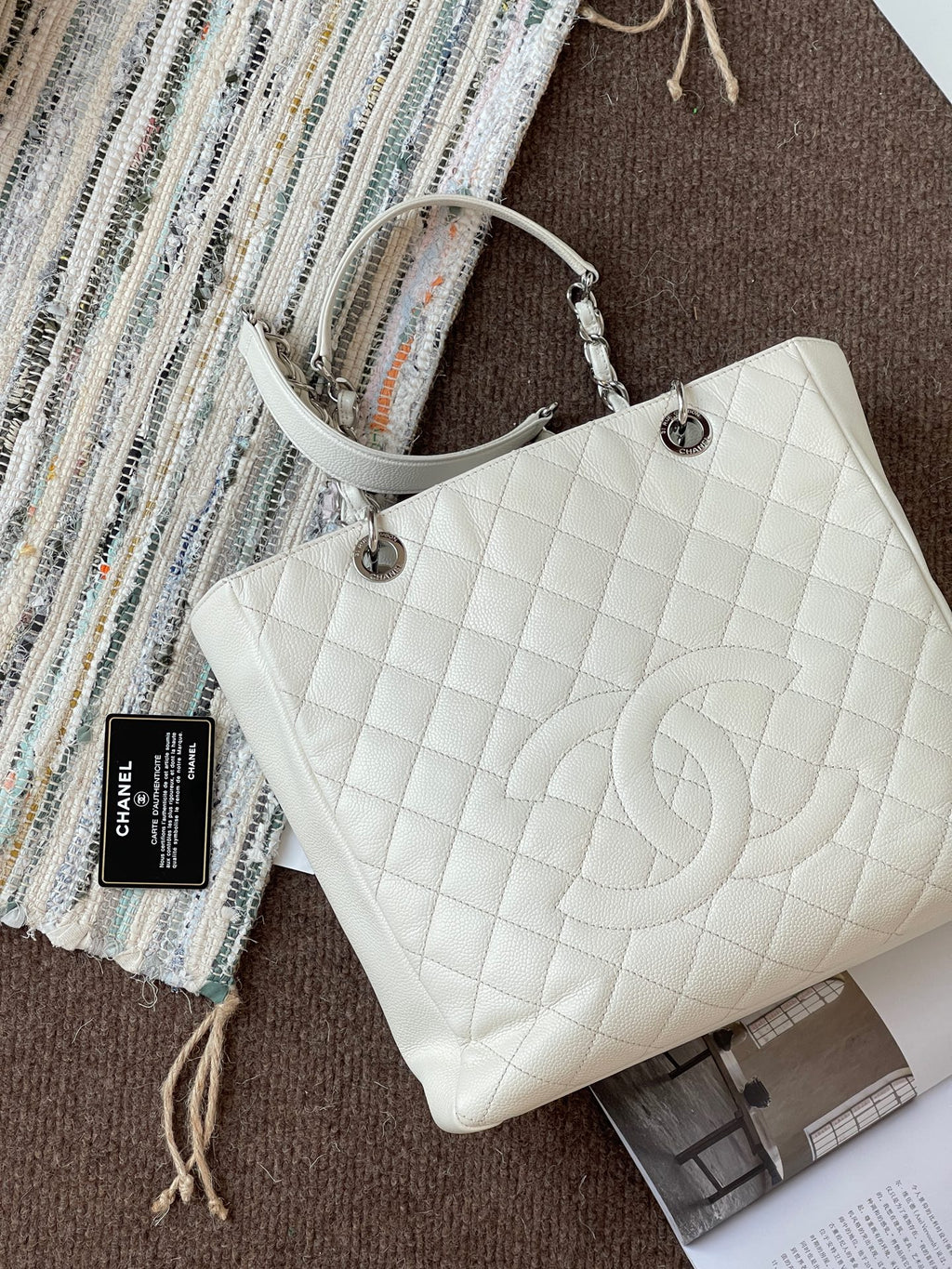 Chanel White Tote