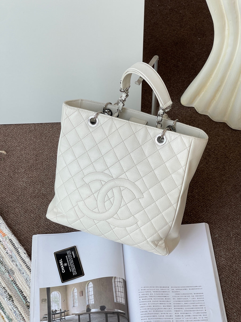 Chanel White Tote