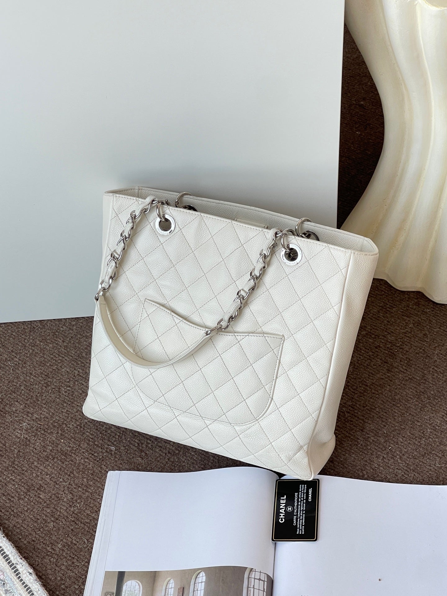 Chanel White Tote