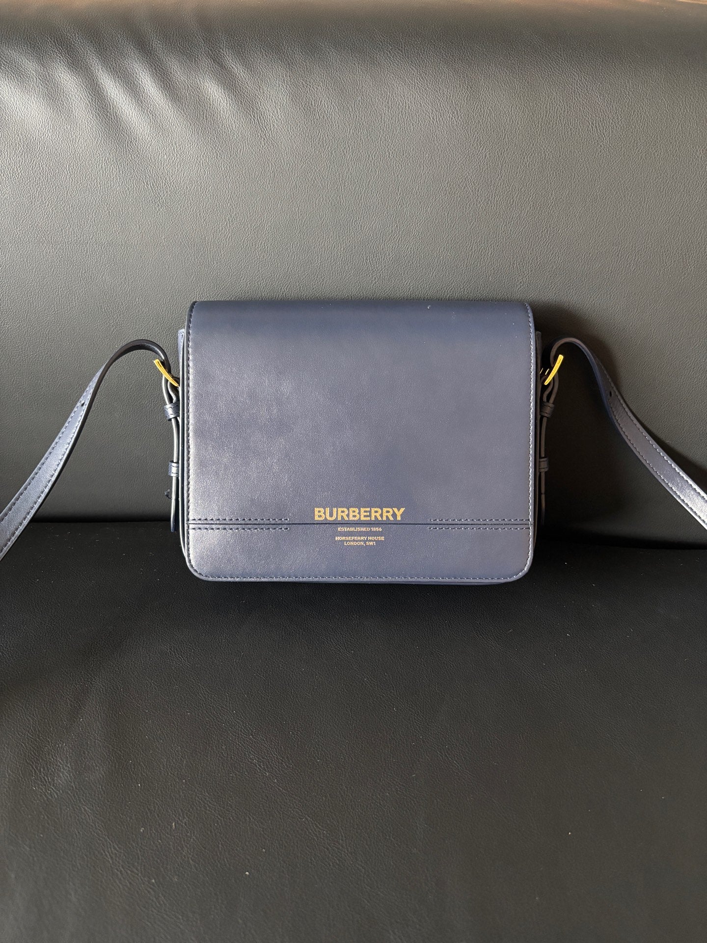 Burberry Blue Messenger Bag