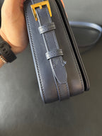 Burberry Blue Messenger Bag