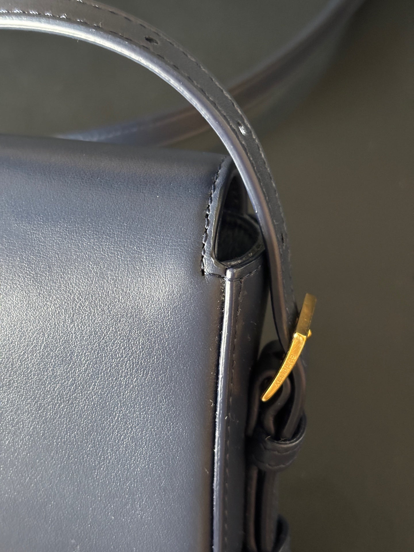 Burberry Blue Messenger Bag