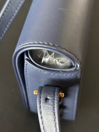 Burberry Blue Messenger Bag