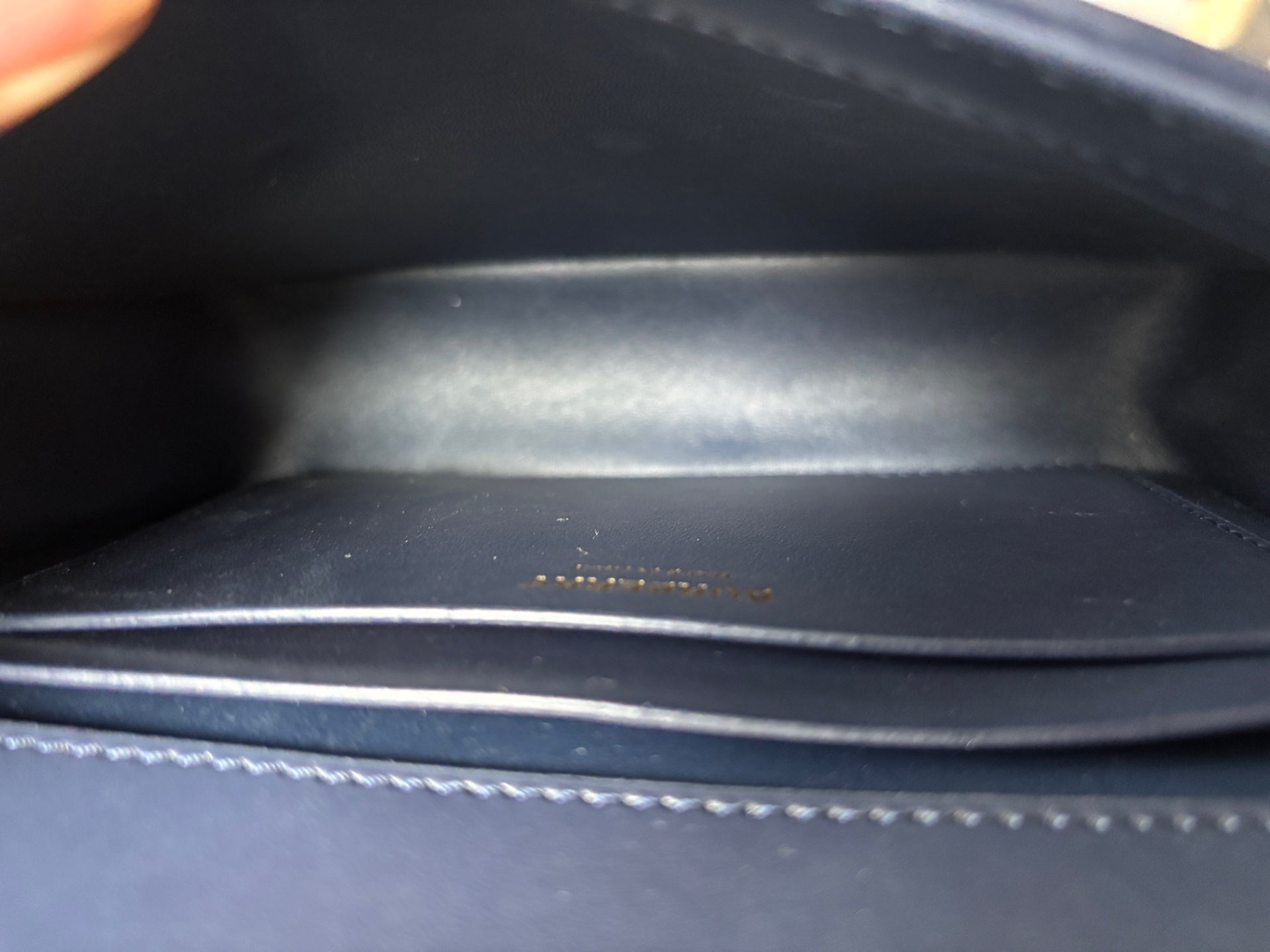 Burberry Blue Messenger Bag