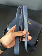 Burberry Blue Messenger Bag