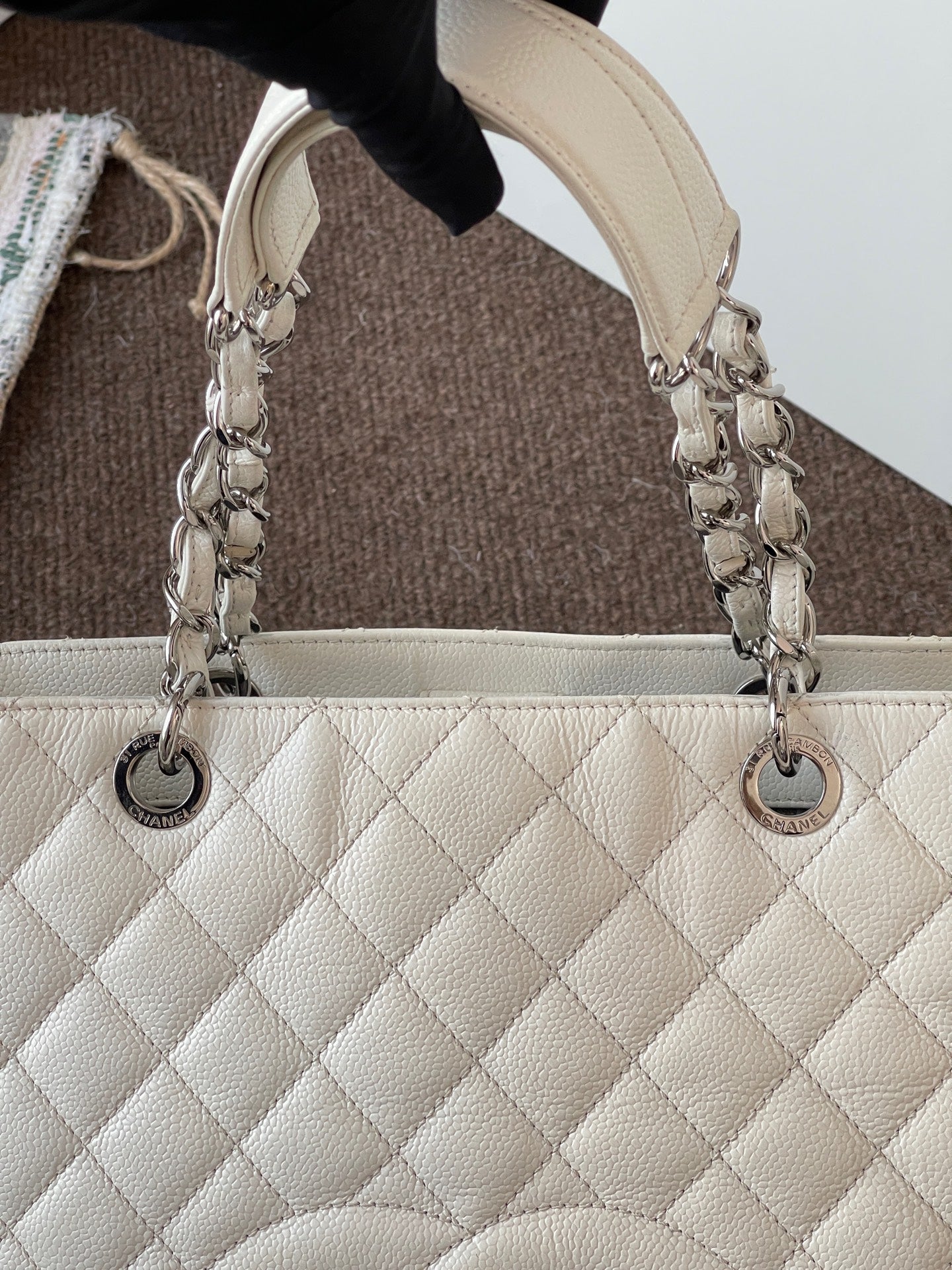 Chanel White Tote