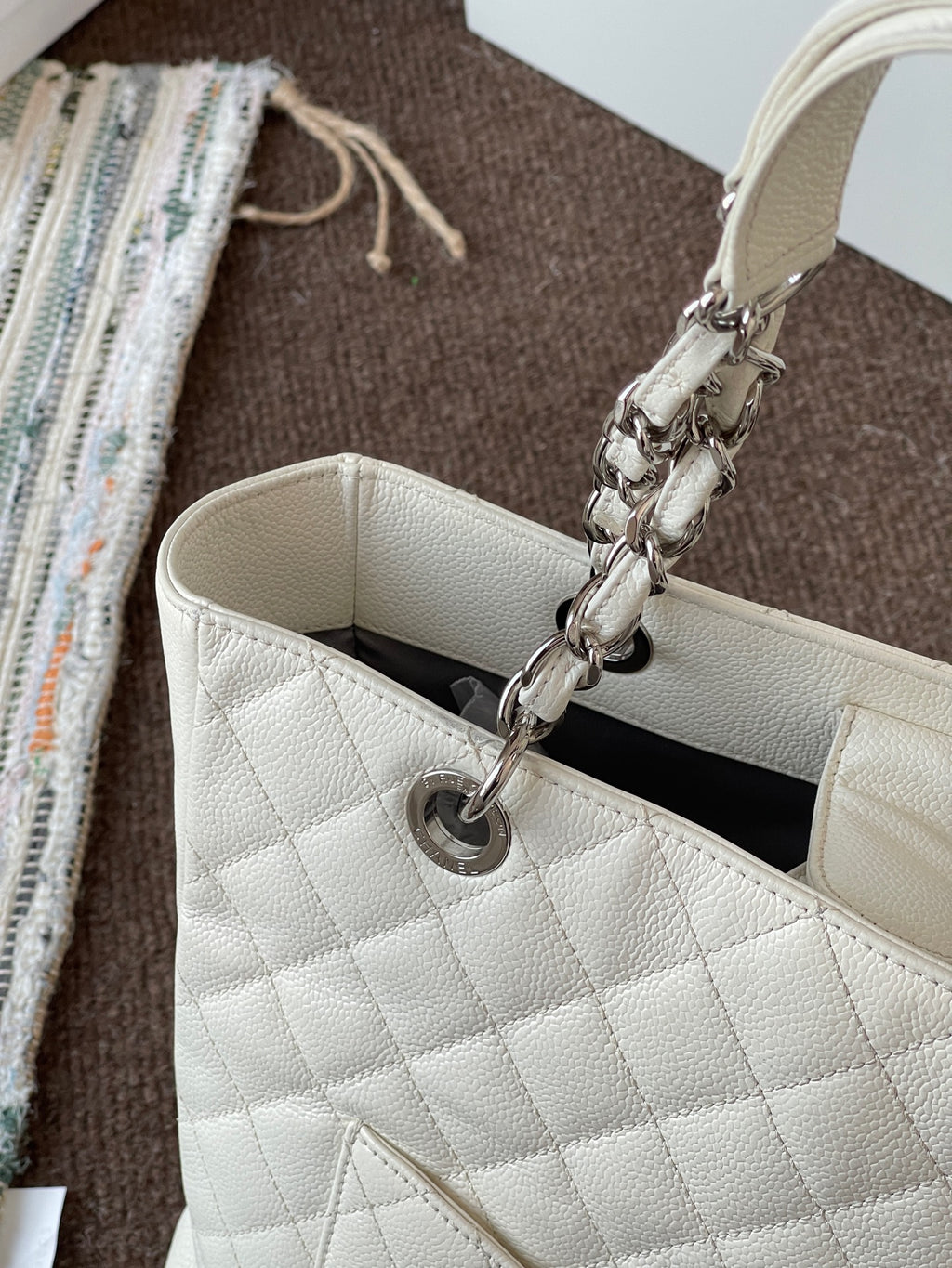 Chanel White Tote