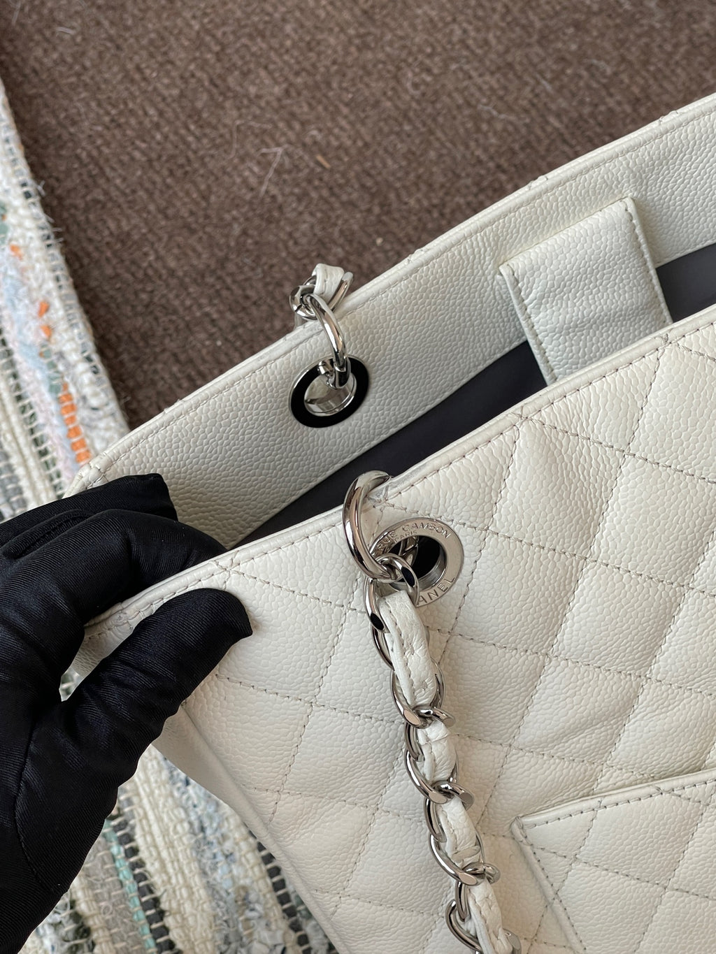 Chanel White Tote
