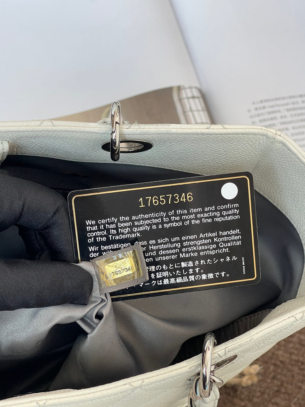 Chanel White Tote