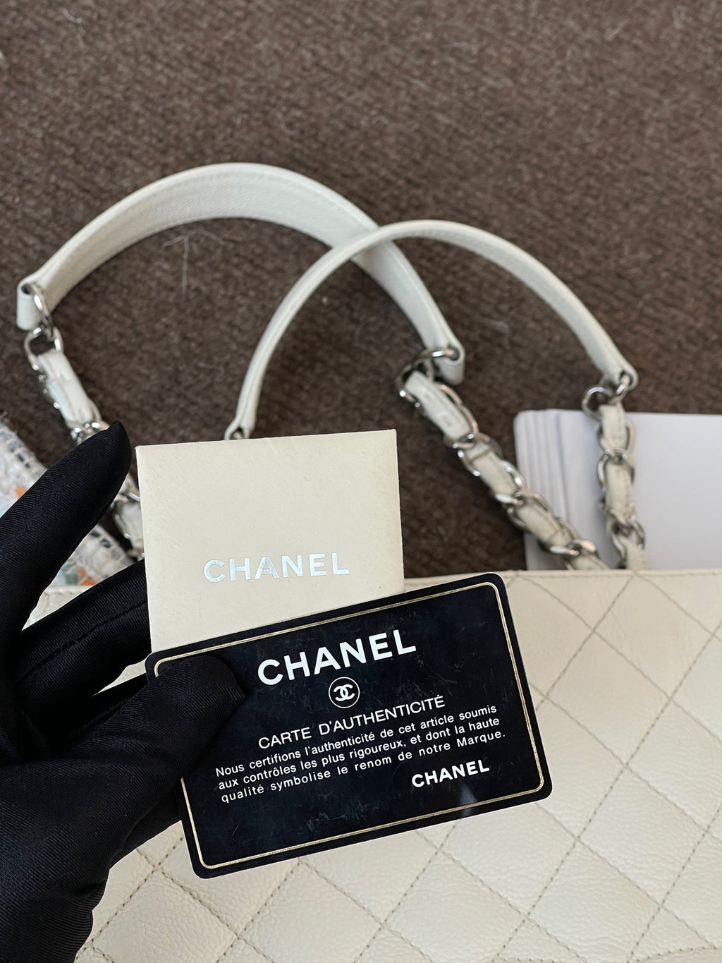 Chanel White Tote