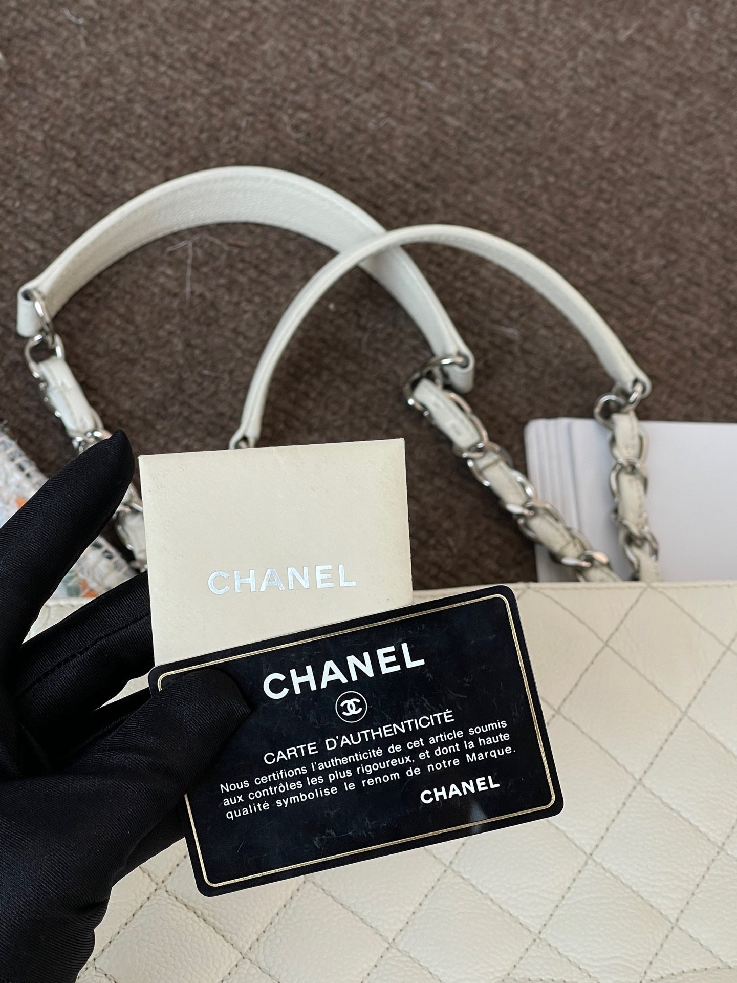 Chanel White Tote